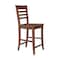 International Concepts Roma Counter Height Stool, 24" Seat Height, Espresso S581-3102 - alternate 5